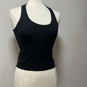 XL black cotton tank